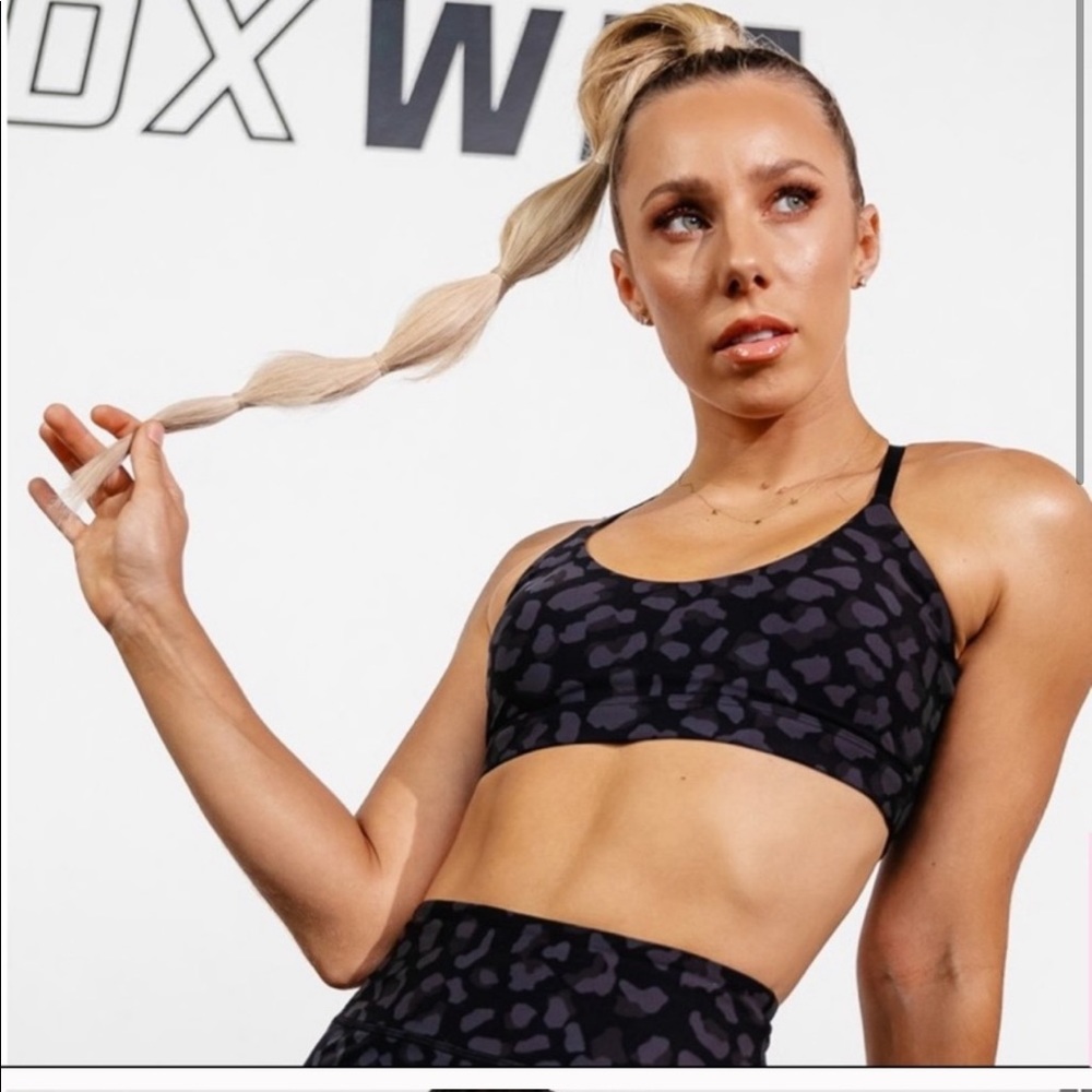 White fox boutique Camo sports bra